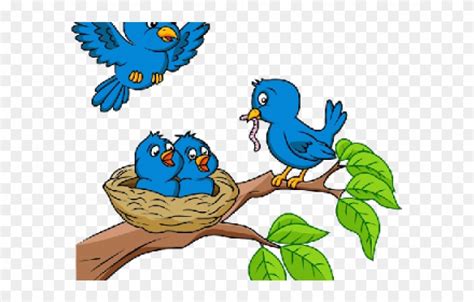 Cartoon Picture Birds In Nests Clipart (#457087) - PinClipart