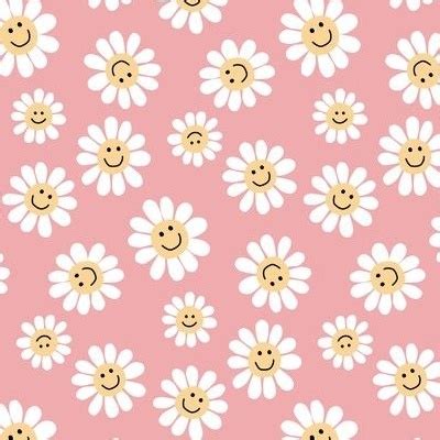 Daisy Flowers Fabric, Wallpaper and Home Decor | Spoonflower