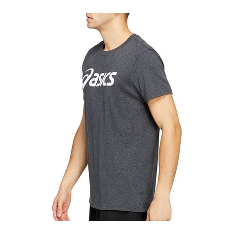 ASICS Asics SPORT LOGO - T-Shirt - Men's - dark grey heather/brilliant white - Private Sport Shop