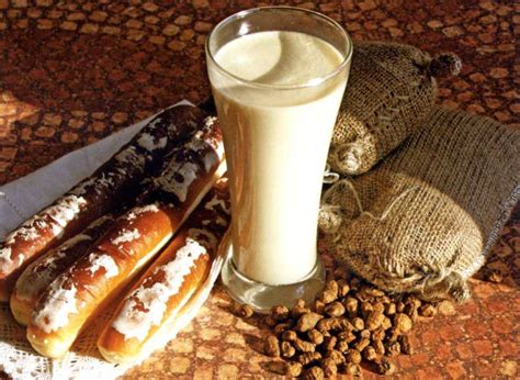 Horchata de Chufa con Fartons | Horchata, Local food, Glass of milk