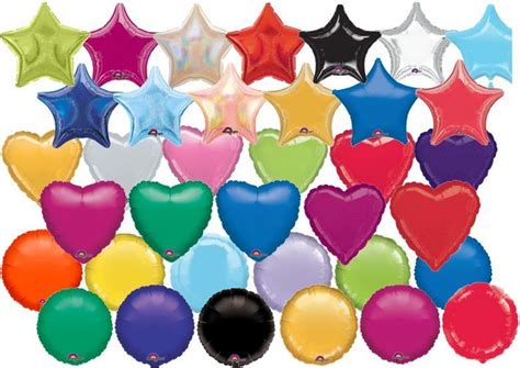 a bunch of balloons that are in the shape of hearts