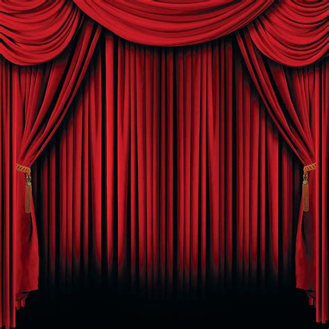 Buy Fun Express Red Curtain Backdrop Banner Decoration (2 Piece) Online ...