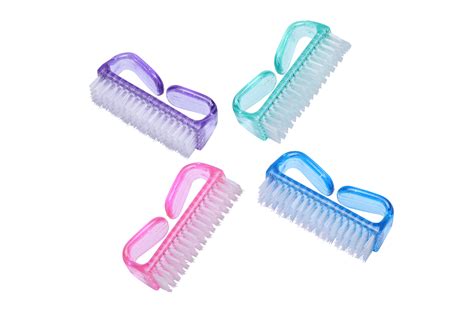 4 PCS Handle Nail Brush, Finger, Fingernail Brush for Nail Brushes Cleaning - Walmart.com