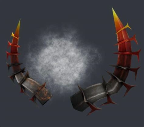 Roblox Limited - Fiery Horns of the Netherworld (Fiery), Video Gaming ...