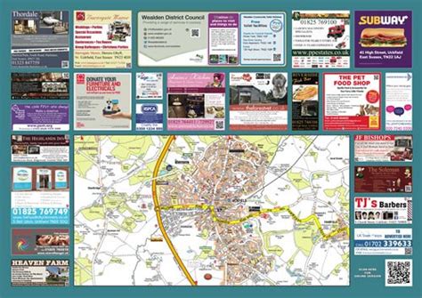 Uckfield Sited Map : UK Town Maps