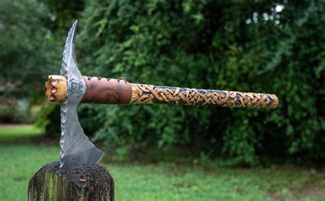 Handmade Viking Tomahawk (Axe) | Axe, Tomahawk axe, Vikings