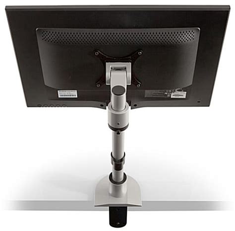 Silver Monitor Stand | Tilts Over 200°