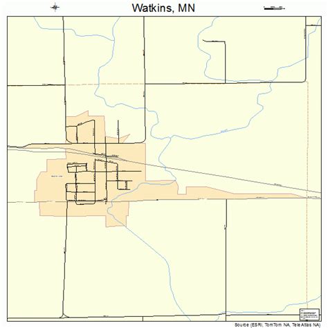 Watkins Minnesota Street Map 2768620