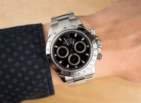 Imitation Rolex Steel Daytona 116520 Black Dial TT JW2393