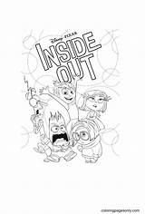 Inside Out Coloring Pages To Print  Free Printable sketch template