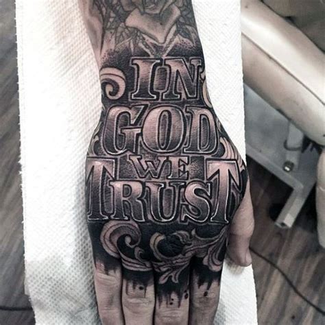 30+ Expressive In God We Trust Tattoo Designs for Men – EntertainmentMesh