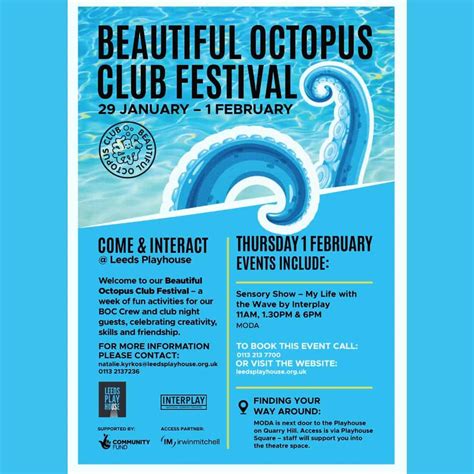 Leeds Playhouse: Beautiful Octopus Club Festival - West Leeds Dispatch