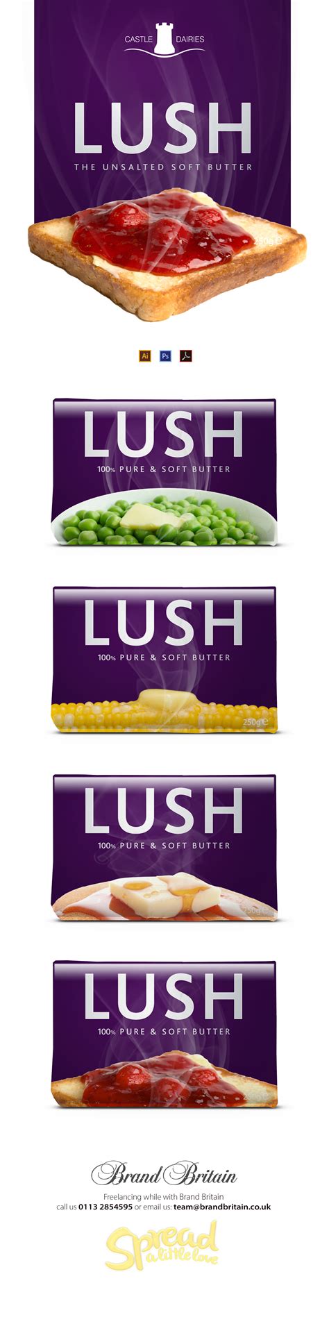 LUSH Butter on Behance