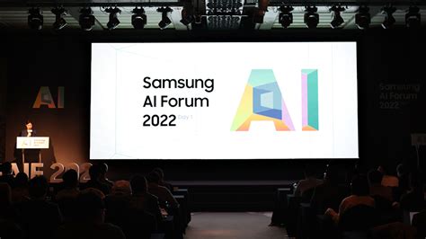 Samsung Unveils Vision for the Future of AI at Samsung AI Forum 2022 – Samsung Global Newsroom