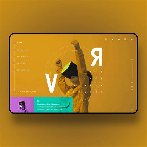 VR Ui Design Concept on Behance