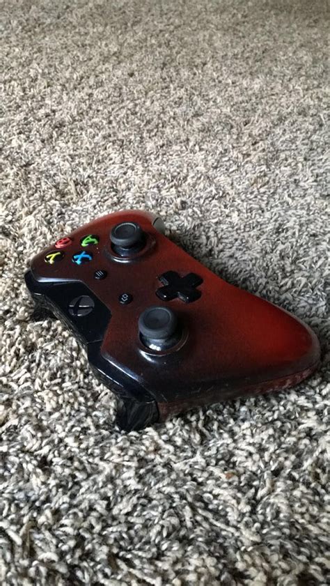 Brandon’s Red-black fade custom Xbox 1 controller #xbox #xboxcontroller ...