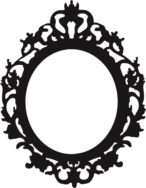 oval picture frame clipart - Clipground