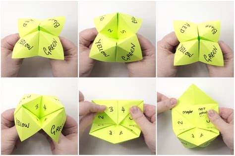 Origami Fortune Teller Photo Tutorial - Paper Kawaii | Origami fortune teller, Origami design ...