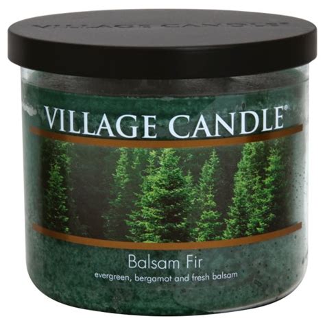 Village Candle Balsam Fir 17 oz Glass Bowl Scented Candle, Medium - Walmart.com - Walmart.com