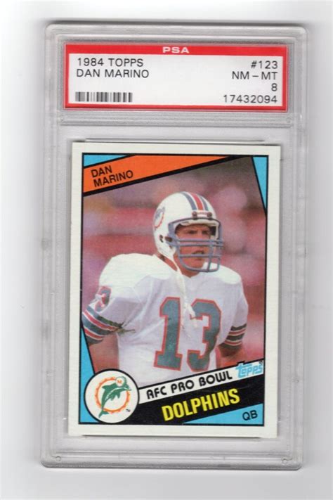 1984 Dan Marino Topps Rookie Football Card 123 by stevezeller