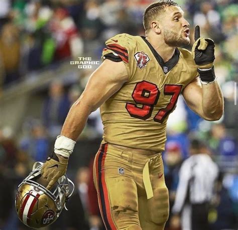 Pin by Mía Bella on Nick Bosa | Nfl football 49ers, 49ers players, Mens ...