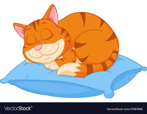 Sleeping Cat Cartoon Images - 36 Best Ideas For Coloring | Bodesewasude