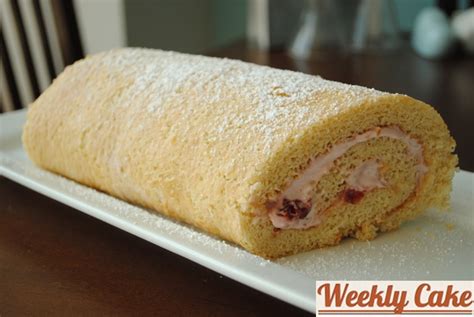 Week 25: Cherry Jelly Roll Cake | Weekly Cake Week 25: Cherry Jelly ...