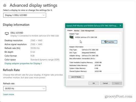 Windows 10 Beginner How To Adjust Display Settings | groovypost