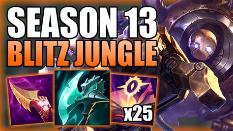 BLITZCRANK JUNGLE BECAME A BEAST AFTER THE S13 CHANGES! - Best Build/Runes Guide League of ...