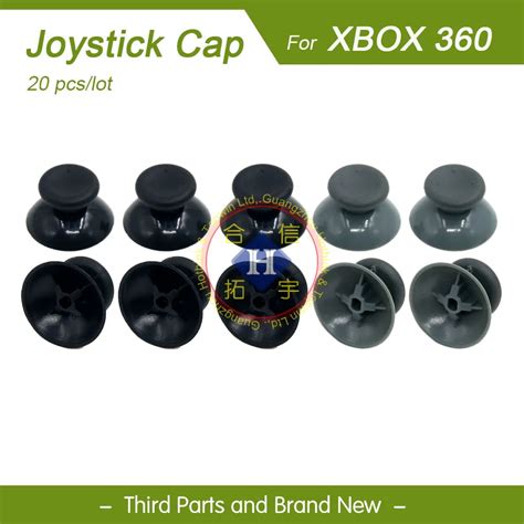 HOTHINK 20pcs/lot Rubber Thumbstick Joystick Cap Cover button for xbox ...