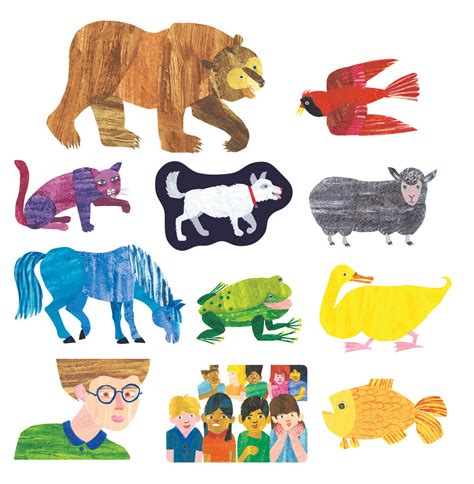 Little Folks Visuals Eric Carle "Brown Bear, Brown Bear, What Do You ...