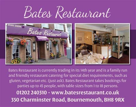 Bates Restaurant - Sports, Health & Leisure UK Directory - golf, fishing, cycling, shooting ...