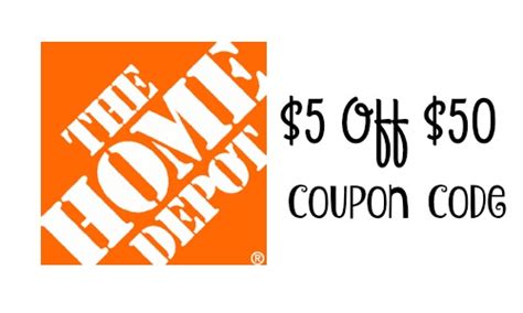 Home Depot Coupon Code | $5 Off $50 Purchase :: Southern Savers