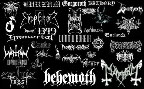 Black Metal Bands Logo by JoaoMordecaiMapper on DeviantArt