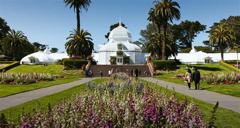 Conservatory of Flowers at Gardens of Golden Gate Park