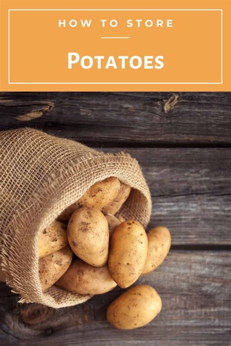 How to Store Potatoes The Best Methods | How to store potatoes, Potatoes, Yummy potato