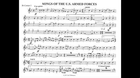 Songs of The US Armed Forces formatted for Marching Band - YouTube