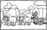 Pioneer Handcart Coloring Pages sketch template