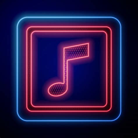 Neon Music Notes Clip Art Illustrations, Royalty-Free Vector Graphics & Clip Art - iStock