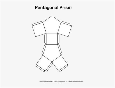 3d Pentagon Shape Template 198002 - 3d Pentagon On Paper - 450x582 PNG ...