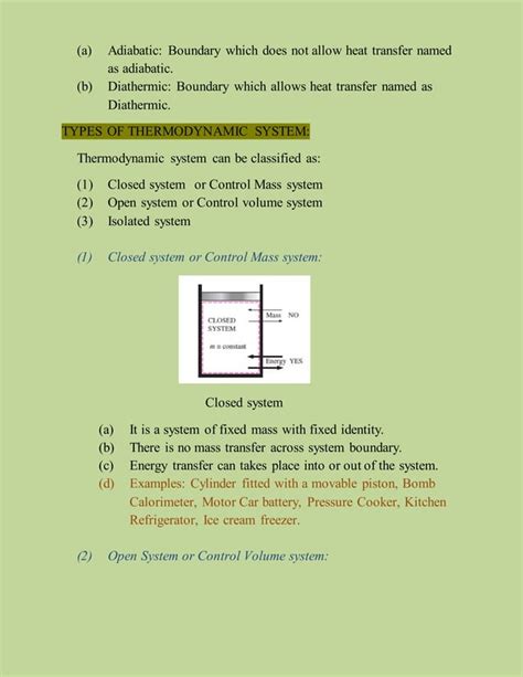 Thermodynamic systems and properties