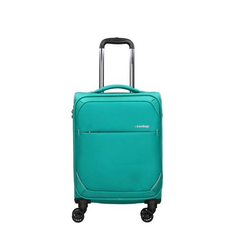 Travelbags The Base Soft Trolley S jade | Travelbags.be