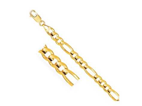 14k Yellow Gold Figaro Chain (7mm) - Raven Fine Jewelers