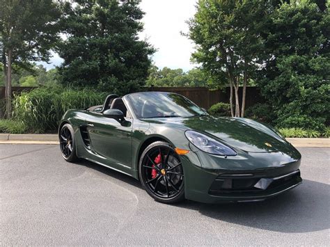 Brewster Green 2018 Porsche 718 Boxster GTS | German Cars For Sale Blog