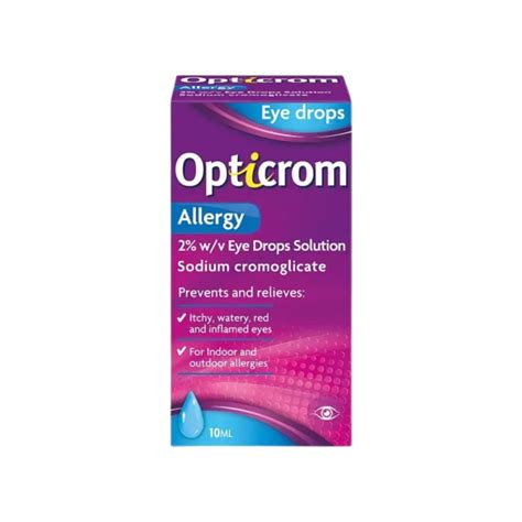 Opticrom Allergy Eye Drops 10ml - Healthwave