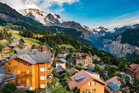 Wengen Countryside - View from Wengen, Switzerland | Countryside, Landscape photography, Wengen ...