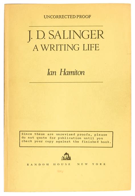 Unpublished J.D. Salinger biography heads to NYC auction | CTV News