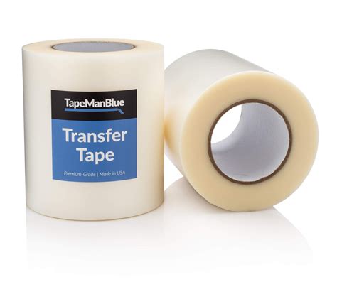 Clear Transfer Tape for Vinyl | Made in USA | TapeManBlue