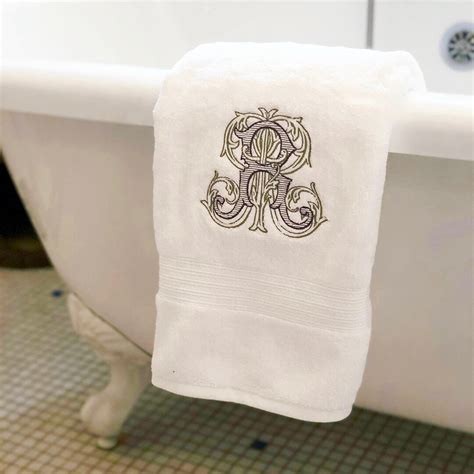 Bath Towel With Monogram - Etsy