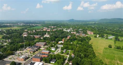 Berea, Historic City in Kentucky with Old Historical Architecture. USA Panoramic Townscape Stock ...